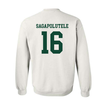 Hawaii - NCAA Football : John-Keawe Sagapolutele - Classic Fashion Shersey Crewneck Sweatshirt