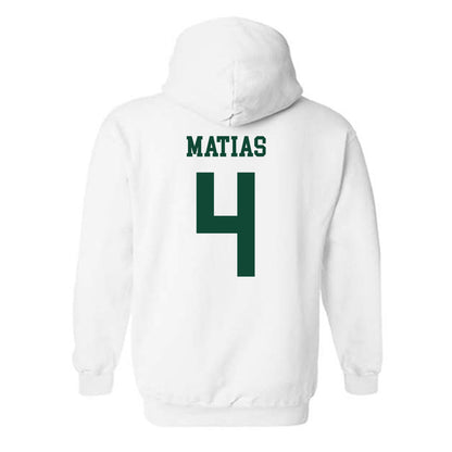 Hawaii - NCAA Women's Volleyball : Jackie Matias - Classic Shersey Hooded Sweatshirt-1