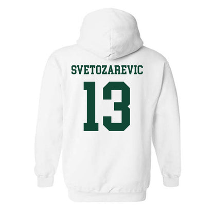 Hawaii - NCAA Men's Basketball : Matija Svetozarevic - Classic Fashion Shersey Hooded Sweatshirt