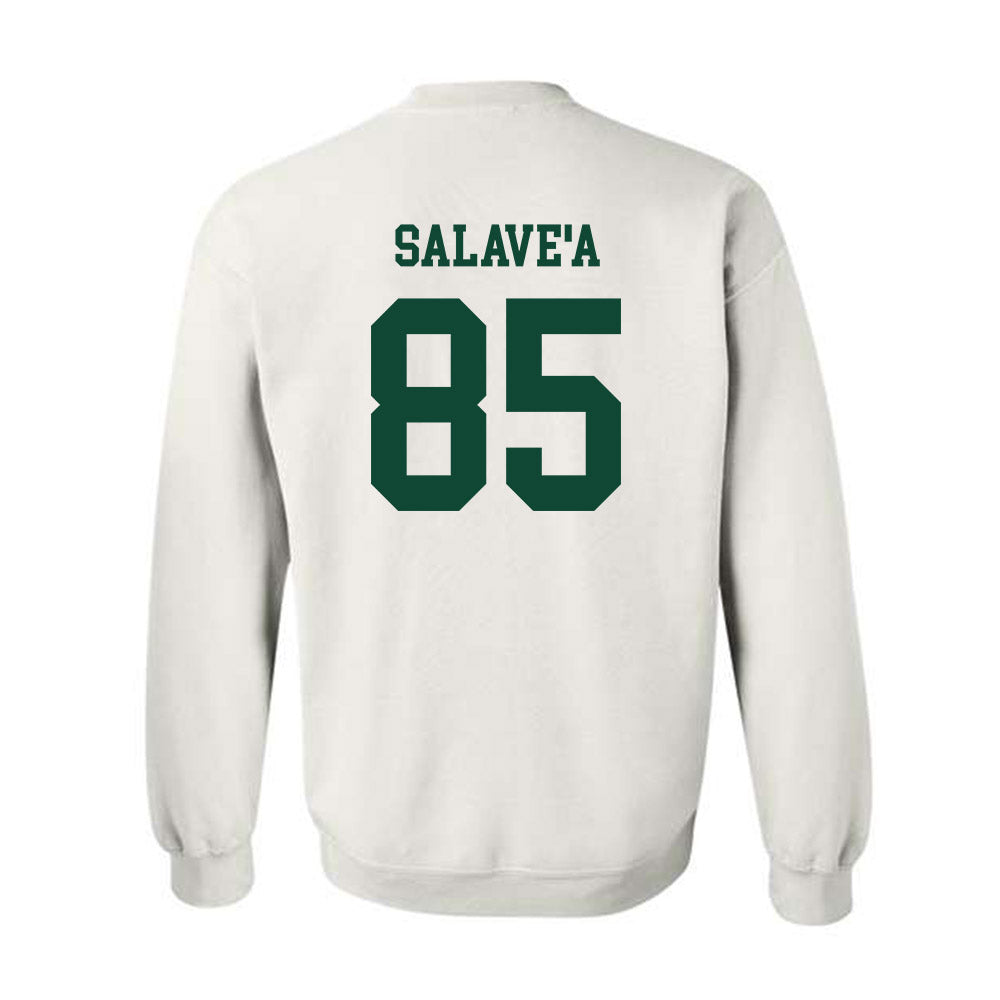 Hawaii - NCAA Football : Okland Salave'a - Classic Shersey Crewneck Sweatshirt-1