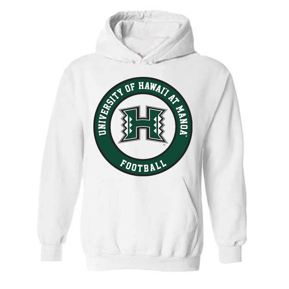 Hawaii - NCAA Football : Kilinahe Mendiola-Jensen - Classic Fashion Shersey Hooded Sweatshirt