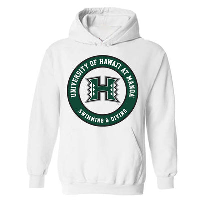 Hawaii - NCAA Women's Swimming & Diving : Camille Radosavljevic - Classic Fashion Shersey Hooded Sweatshirt-0