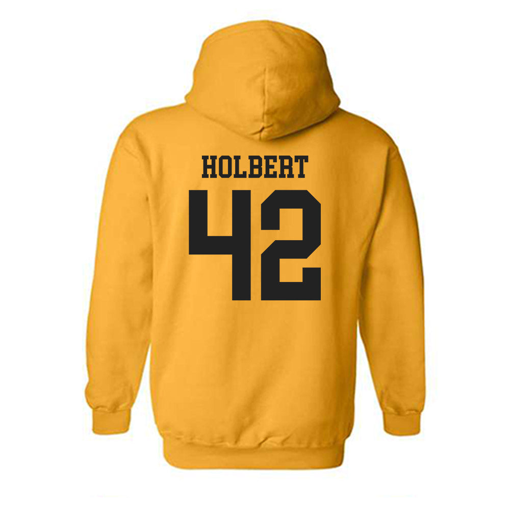 VCU - NCAA Baseball : Elias Holbert - Generic Shersey Hooded Sweatshirt-1