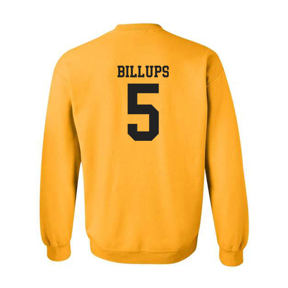 VCU - NCAA Men's Basketball : Alphonzo Billups - Generic Shersey Crewneck Sweatshirt