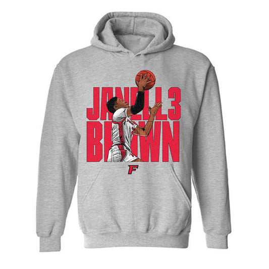 Fairfield - NCAA Women's Basketball : Janelle Brown - Hooded Sweatshirt