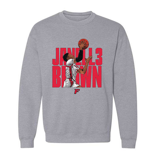 Fairfield - NCAA Women's Basketball : Janelle Brown - Crewneck Sweatshirt