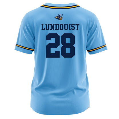 AU - NCAA Baseball : Jake Lundquist - Light Blue Jersey-1