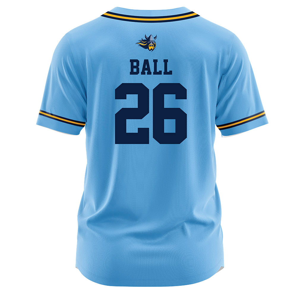 AU - NCAA Baseball : Andrew Ball - Light Blue Jersey-1