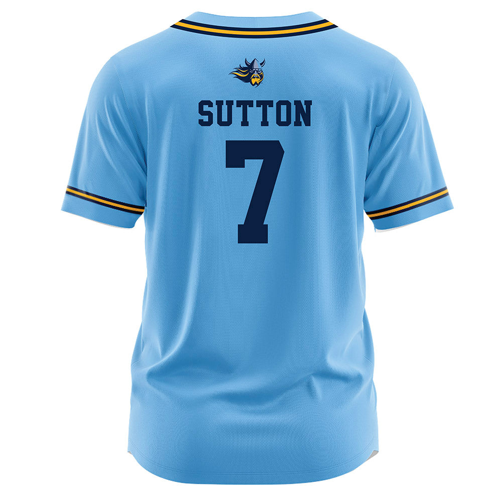 AU - NCAA Baseball : Jack Sutton - Light Blue Jersey