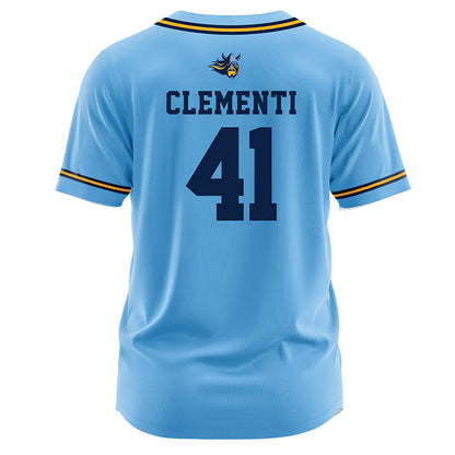 AU - NCAA Baseball : Ryan Clementi - Light Blue Jersey