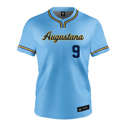 AU - NCAA Baseball : Connor Oneill - Light Blue Jersey-0