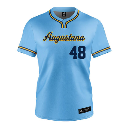 AU - NCAA Baseball : Caden Oberbroekling - Light Blue Jersey-0