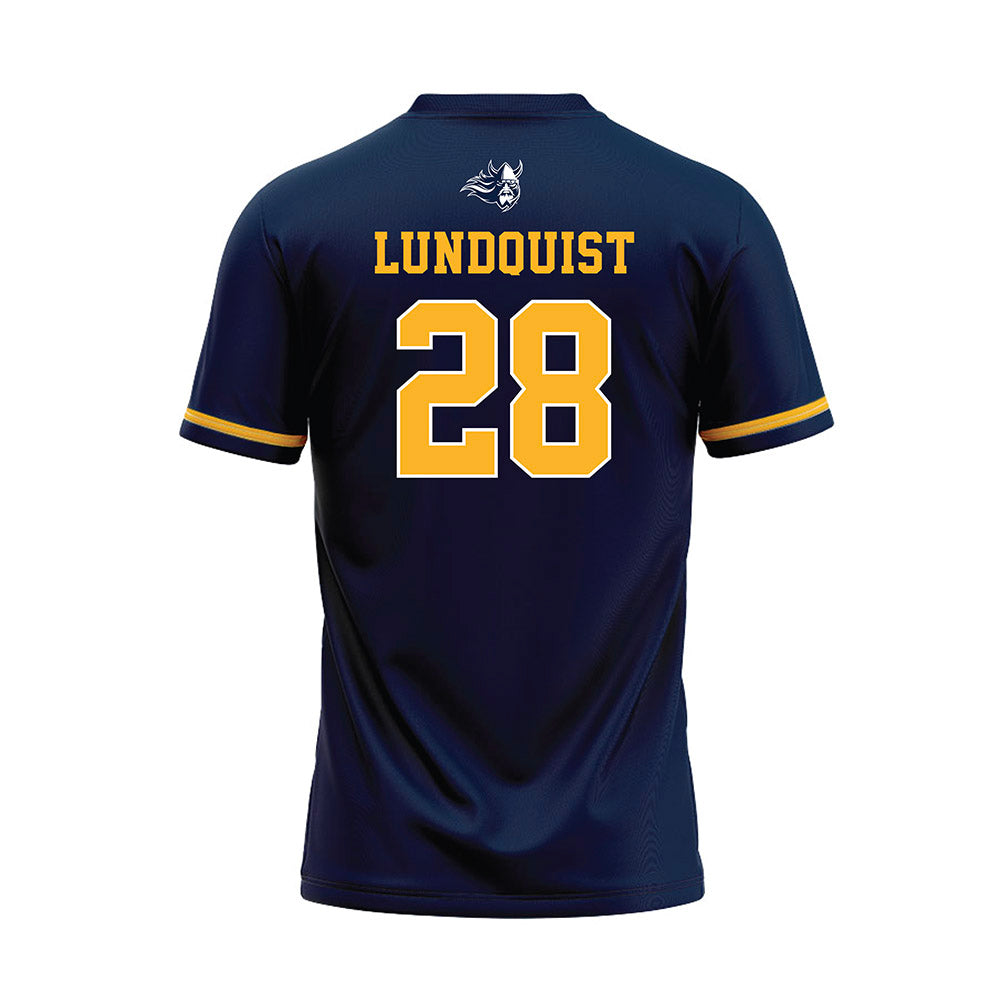 AU - NCAA Baseball : Jake Lundquist - Navy Jersey-1