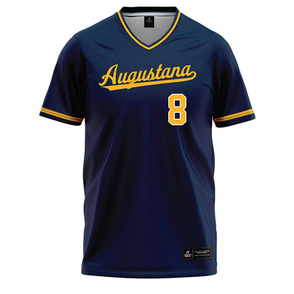 AU - NCAA Baseball : Ashton Michek - Navy Baseball Jersey