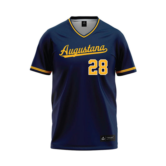 AU - NCAA Baseball : Jake Lundquist - Navy Jersey-0