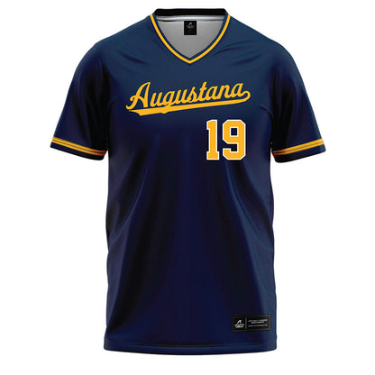 AU - NCAA Baseball : Kobe Eikmeier - Navy Baseball Jersey