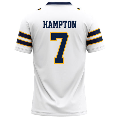 AU - NCAA Football : Jermaine Hampton - White Football Jersey-1