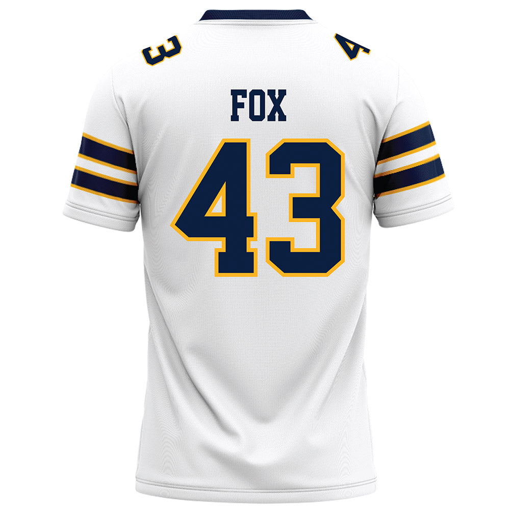 AU - NCAA Football : Teagan Fox - White Football Jersey-1