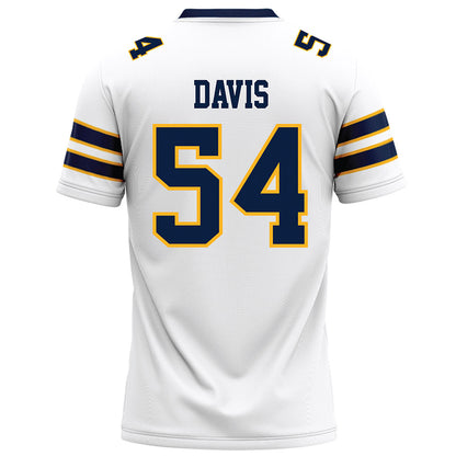 AU - NCAA Football : Kaleb Davis - White Football Jersey-1
