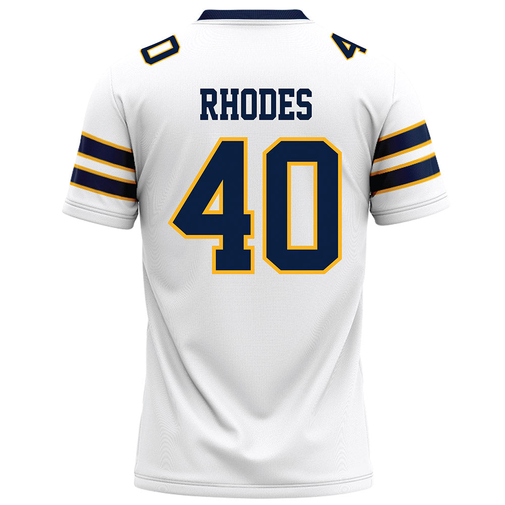 AU - NCAA Football : Ayden Rhodes - White Football Jersey-1