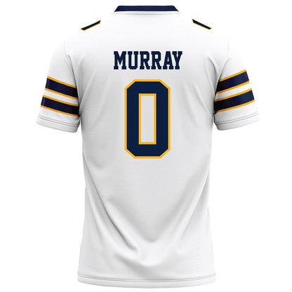 AU - NCAA Football : Tony Murray - White Football Jersey-1