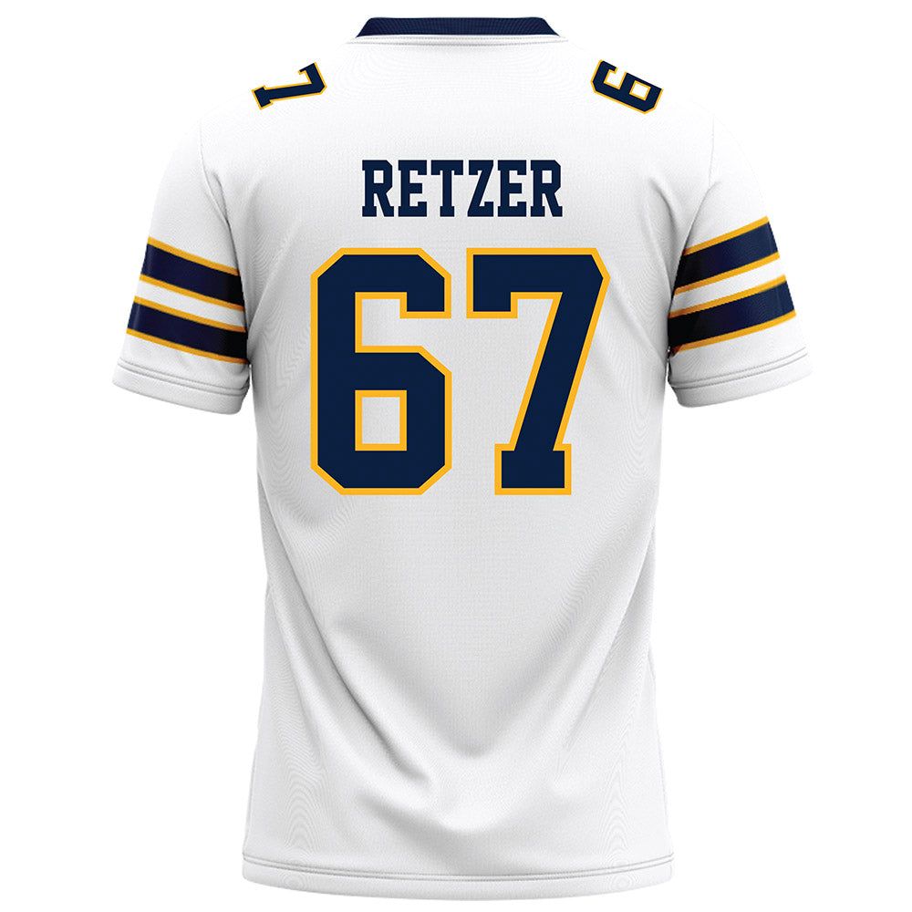 AU - NCAA Football : Ryan Retzer - White Football Jersey-1