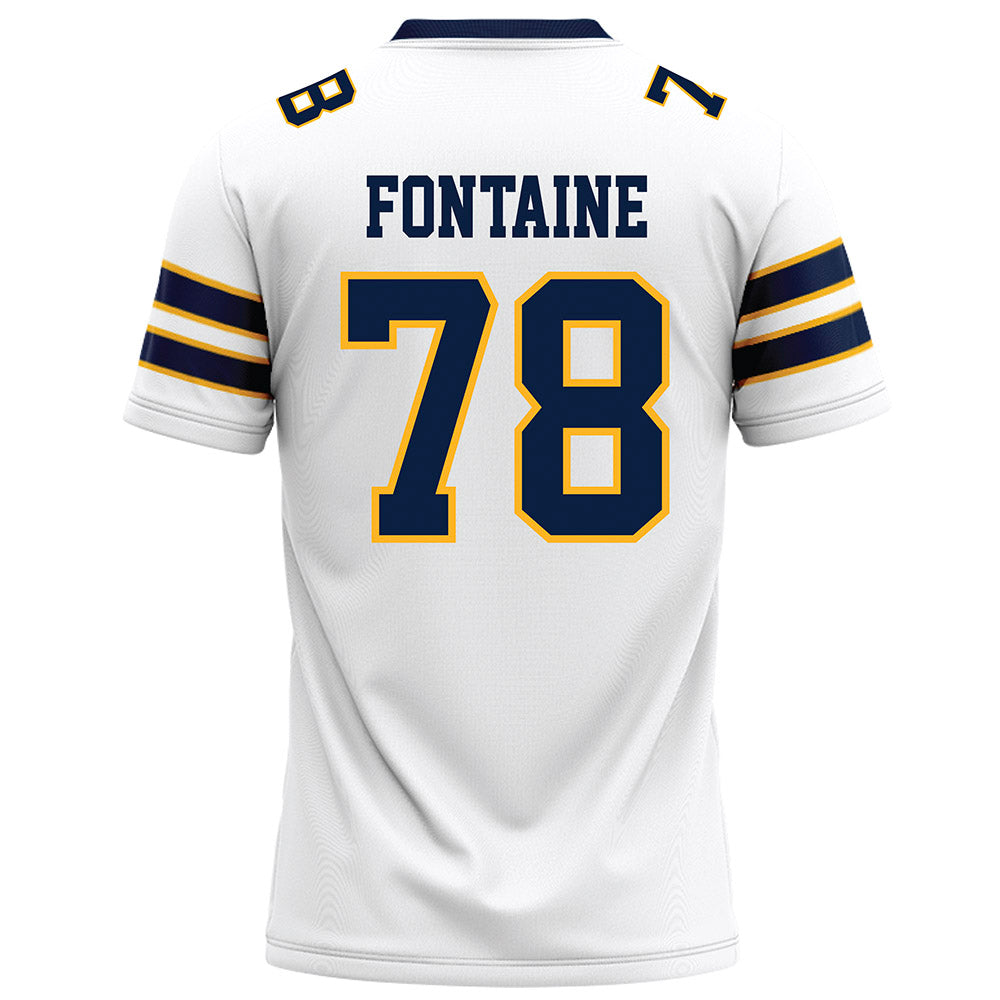 AU - NCAA Football : Parker Fontaine - White Football Jersey-1
