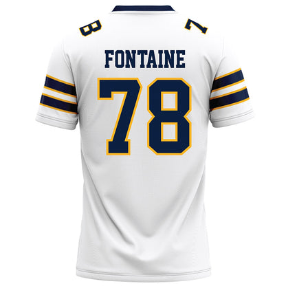 AU - NCAA Football : Parker Fontaine - White Football Jersey-1