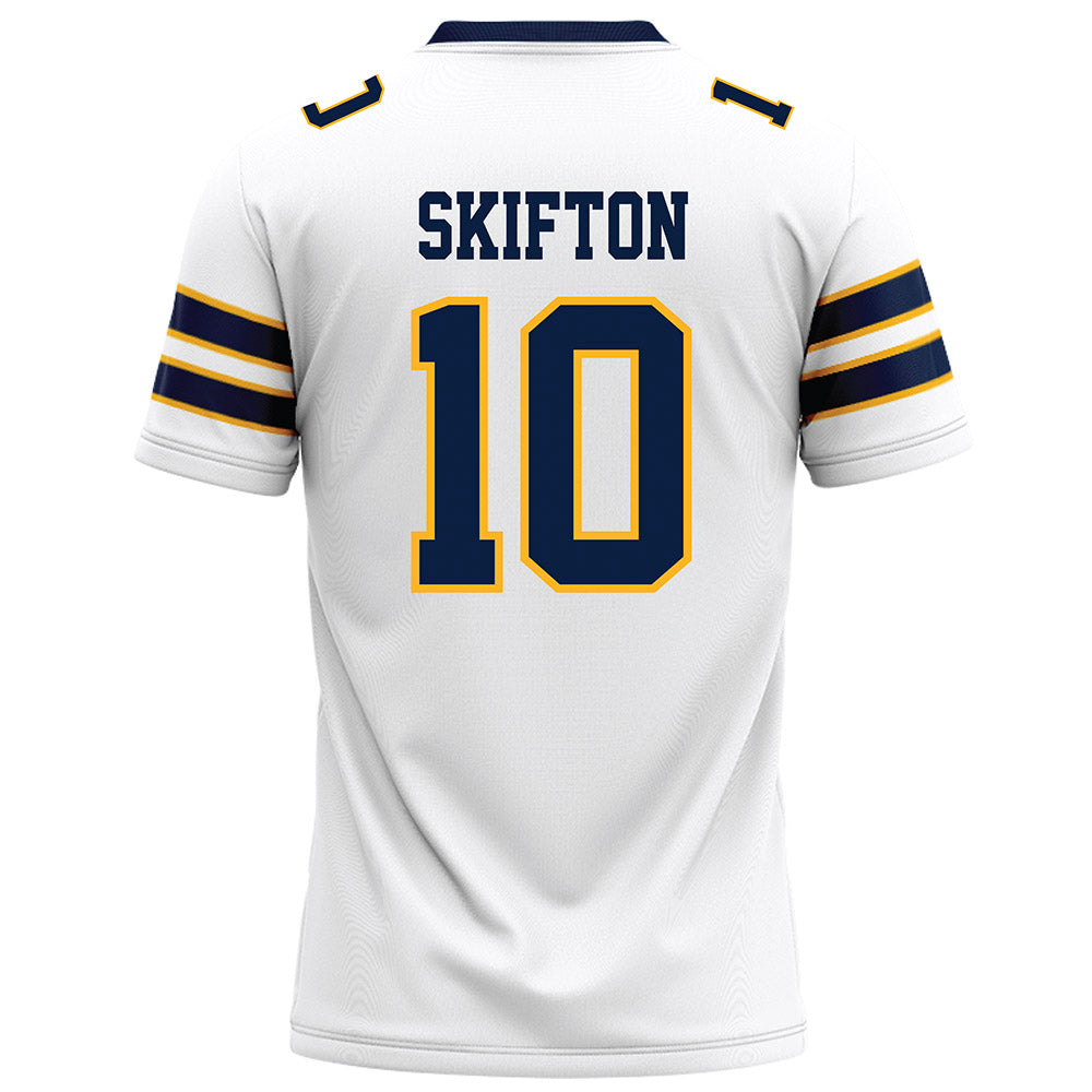 AU - NCAA Football : Adam Skifton - White Football Jersey-1