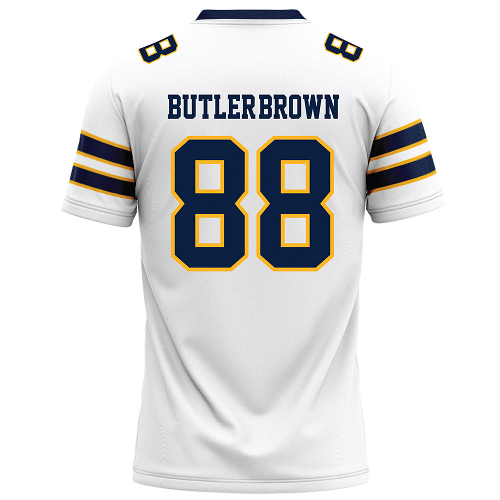 AU - NCAA Football : Marvanous Butler-Brown - White Football Jersey-1