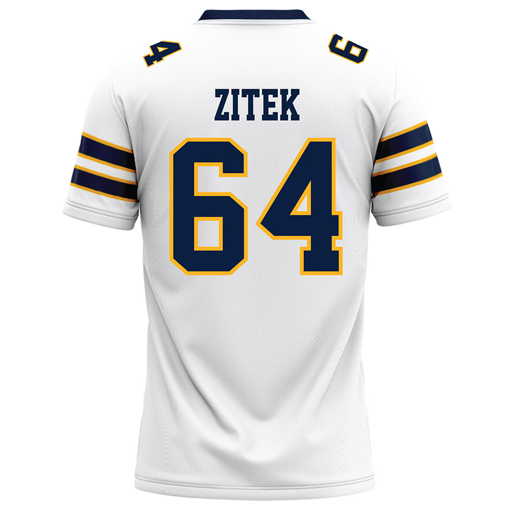 AU - NCAA Football : Jake Zitek - White Football Jersey-1