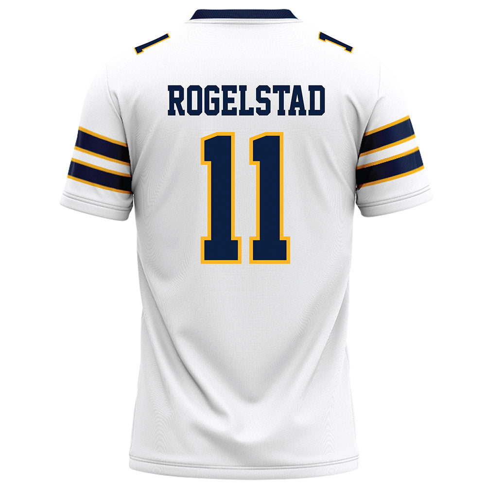 AU - NCAA Football : Liam Rogelstad - White Football Jersey-1
