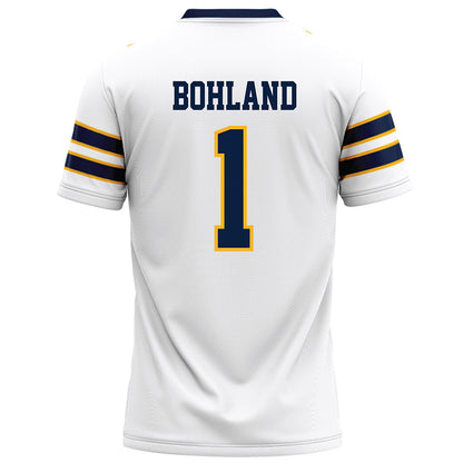 AU - NCAA Football : Jackson Bohland - White Football Jersey-1