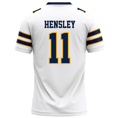AU - NCAA Football : Gunnar Hensley - White Football Jersey-1