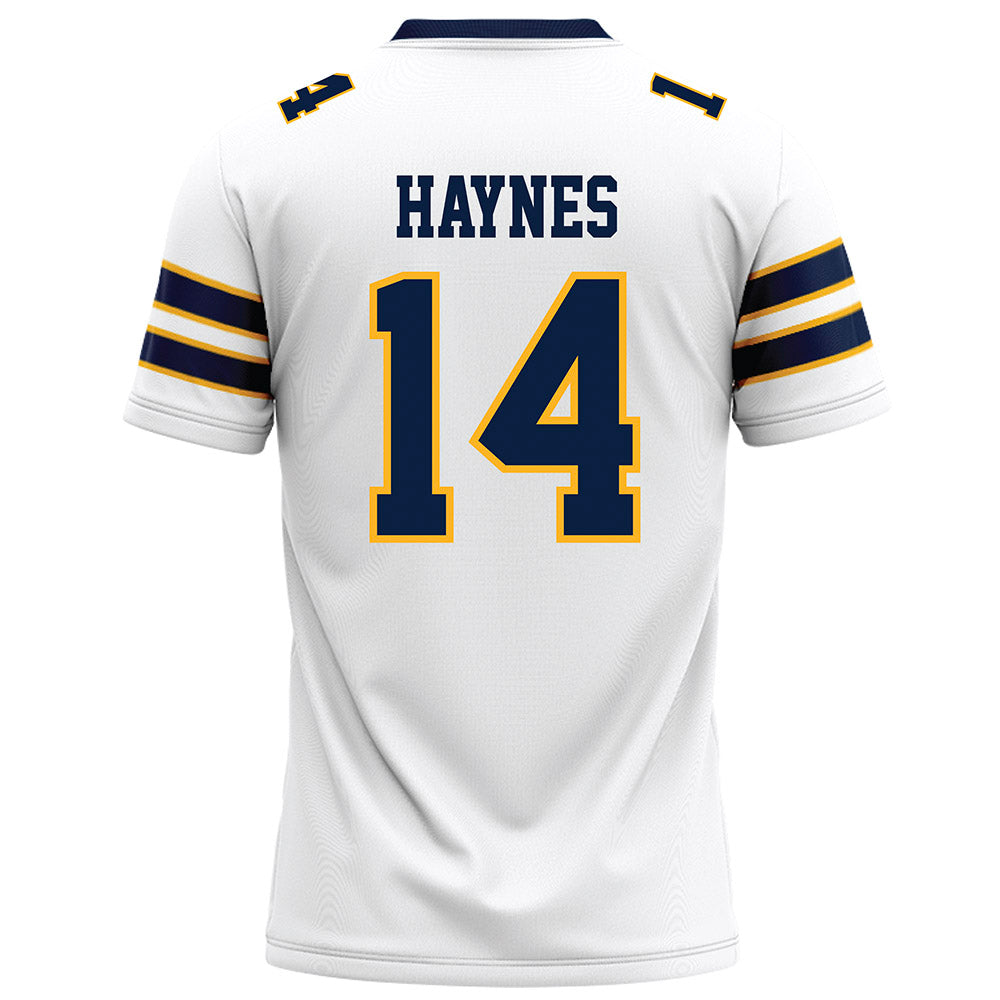 AU - NCAA Football : Jaxon Haynes - White Football Jersey-1