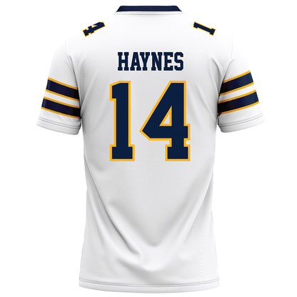 AU - NCAA Football : Jaxon Haynes - White Football Jersey-1