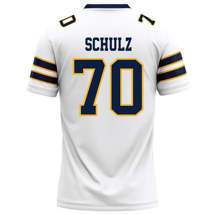 AU - NCAA Football : Joey Schulz - White Football Jersey-1