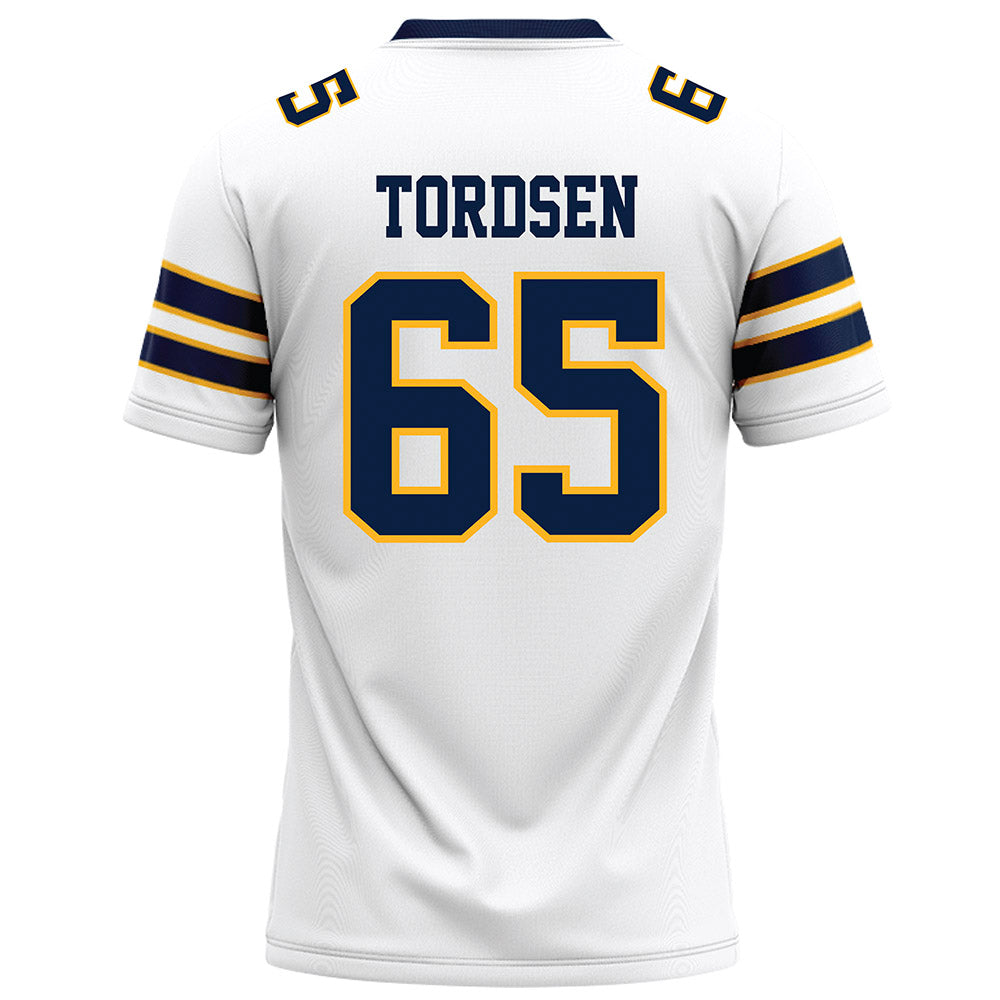 AU - NCAA Football : Sawyer Tordsen - White Football Jersey