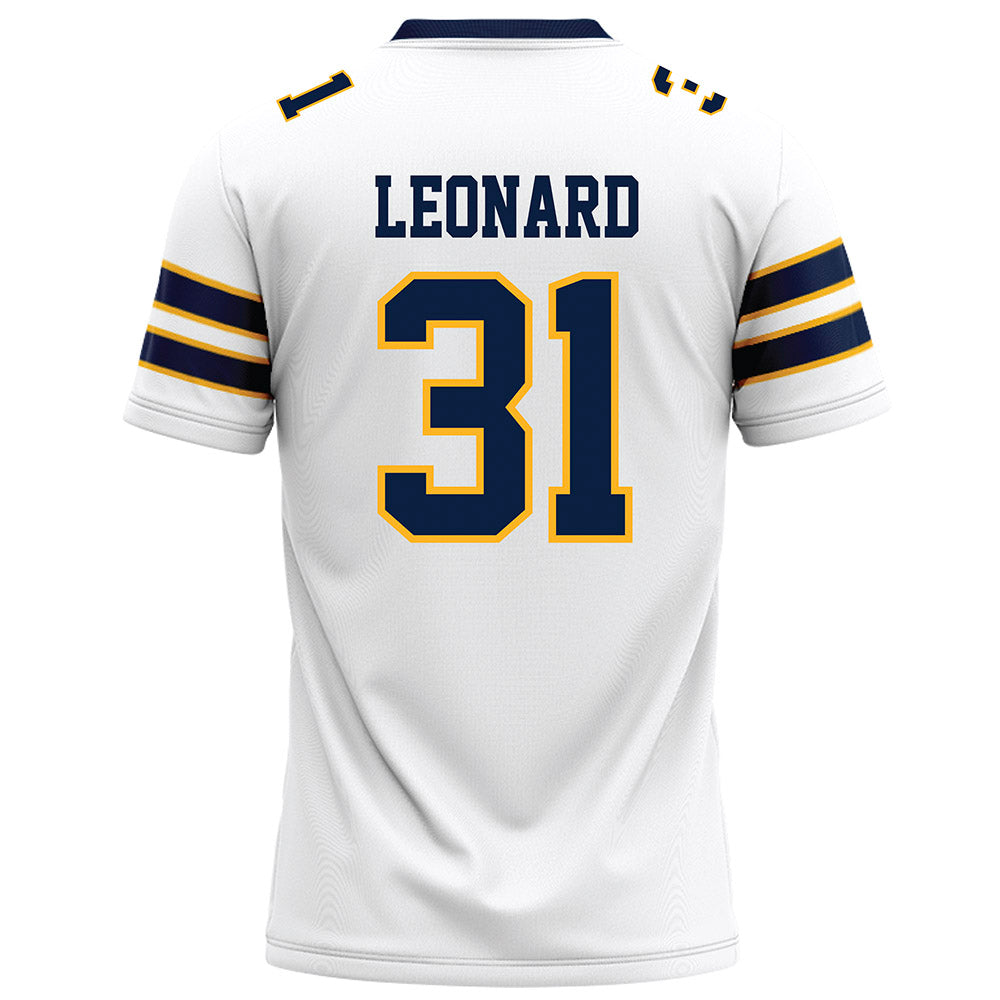 AU - NCAA Football : Luke Leonard - White Football Jersey