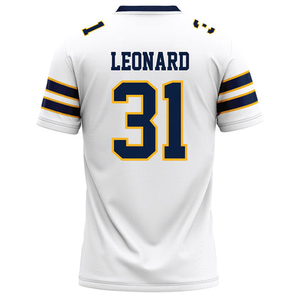 AU - NCAA Football : Luke Leonard - White Football Jersey