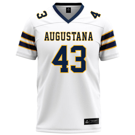 AU - NCAA Football : Teagan Fox - White Football Jersey-0