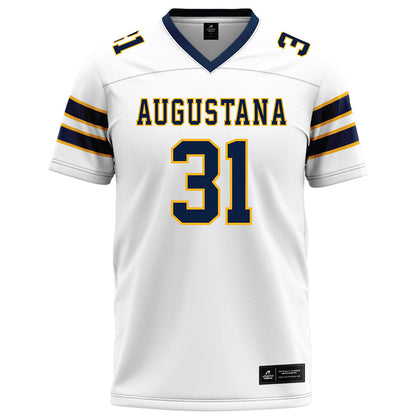 AU - NCAA Football : Luke Leonard - White Football Jersey