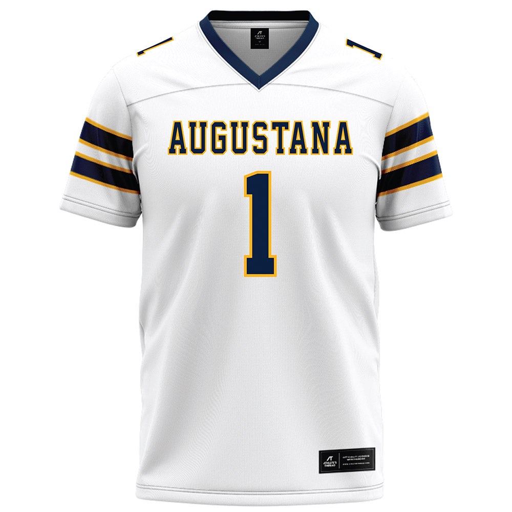 AU - NCAA Football : Jackson Bohland - White Football Jersey-0