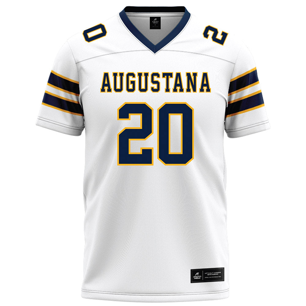 AU - NCAA Football : Dante Brown - White Football Jersey-0