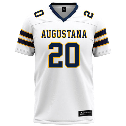 AU - NCAA Football : Dante Brown - White Football Jersey-0
