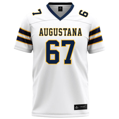 AU - NCAA Football : Ryan Retzer - White Football Jersey-0