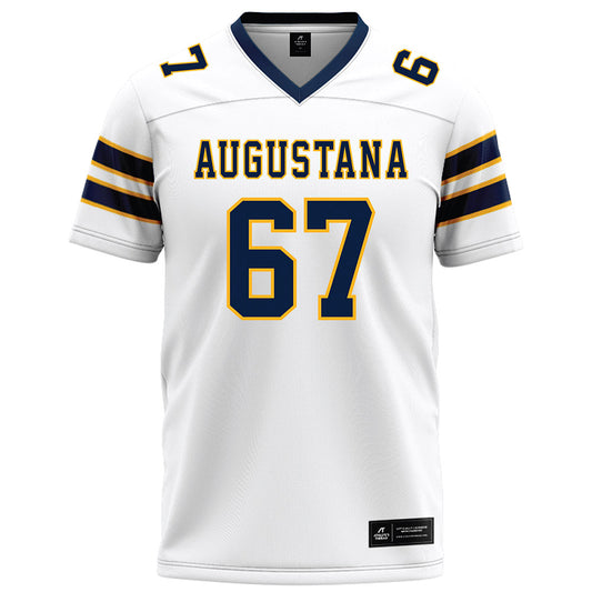 AU - NCAA Football : Ryan Retzer - White Football Jersey-0