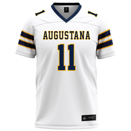 AU - NCAA Football : Liam Rogelstad - White Football Jersey-0