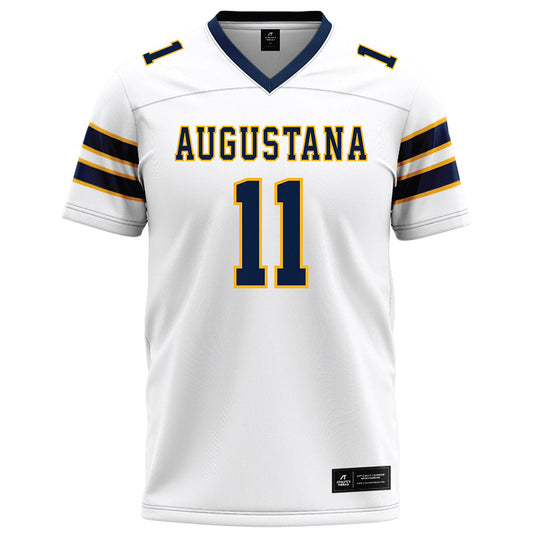 AU - NCAA Football : Liam Rogelstad - White Football Jersey-0