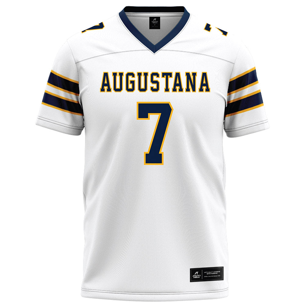 AU - NCAA Football : Jermaine Hampton - White Football Jersey-0